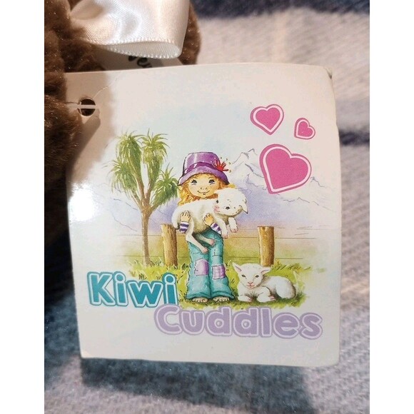 New Zealand Bird Kiwi and Friends Plush Kiwi Brown Sitting Souvenir 6" Plush - Picture 3 of 9